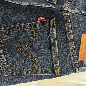 Levi’s ribcage full length straight leg jeans